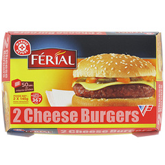 Cheeseburgers Boeuf Ferial 2x 145g