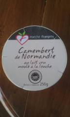 Franprix camembert lait cru aop 250g