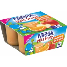Nestlé ptit fruit orange 4x100g dès 6mois