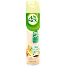Desodorisant 4 en 1 parfum vanille AIR WICK, aerosol de 300ml