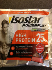 Isostar barres higt protein fraise 105g
