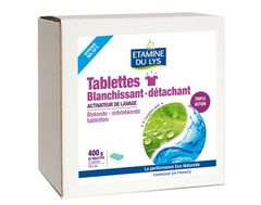 Etamine Du Lys Linge Tablettes Blanchissant Détachant Boîte de 20 Tablettes
