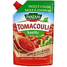 Panzani sauce tomacouli au basilic doy pack 300g