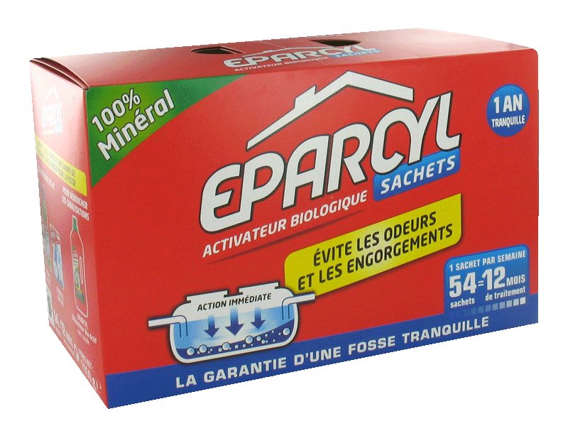 Traitement pour fosses septiques EPARCYL, 54 doses