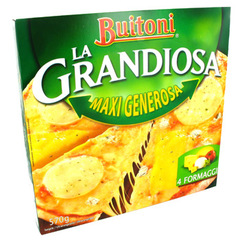 Pizza 4 formaggi Grandiosa BUITONI, 570g