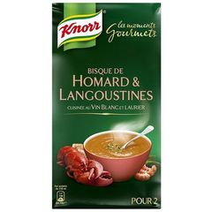 Soupe moments gourmets Knorr Bisque homard langoustine 1l