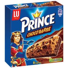 Prince choco'barre x6 -125g
