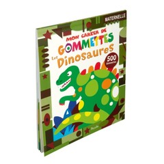 Mon cahier de gommettes- Les dinosaures