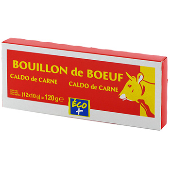 Bouillon deshydrate Eco+ Boeuf 10x12g