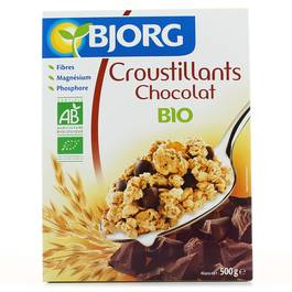 Bjorg bio cereales croustillant chocolat 500g