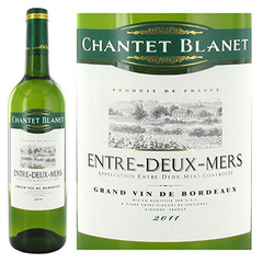 Vin blanc Entre Deux Mers Chantet Blanet AOC 2011 75cl