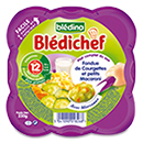 Blédichef fondue courgettes macaronis 230g dès 12 mois
