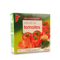 Auchan veloute de tomates 2x30cl