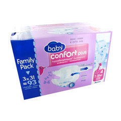 Auchan Baby change confort + family pack 7-18kg x93 taille 6