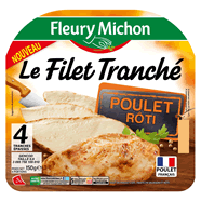 Filet de poulet rôti FLEURY MICHON 4 tranches 150g