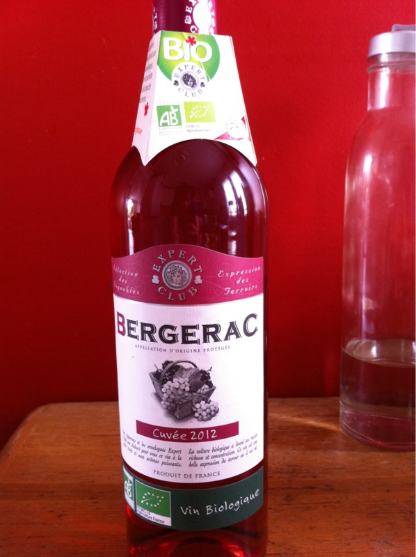Bergerac petite cuvée, vin rosé La bouteille de 75 Cl