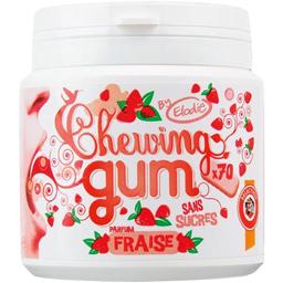 Chewing-gum sans sucres fraise, la box, 100g