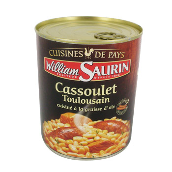 Cassoulet toulousain William Saurin boite 4/4