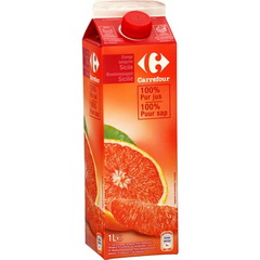 Jus d'orange sanguine 100% pur fruit pressé Carrefour