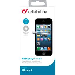 Cellular line, Films de protections pour iphone5, le blister de 2