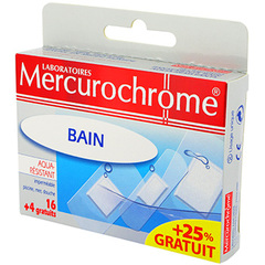 Pansements Mercurochrome bain x16