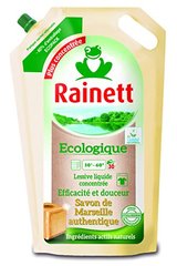 Lessive liquide concentrée écolabel savon Marseille RAINETT, rechargede 30 lavages, 1,98 litre