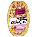Sodebo L'Ovale - Pizza jambon fromages les 2 pizzas de 200 g