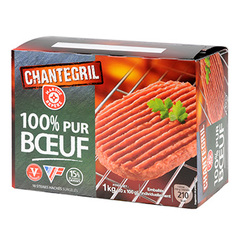 Steak hache Chantegril 15%mg x10 1kg