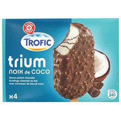 Glace Trofic Trium Noix de coco 4x100ml