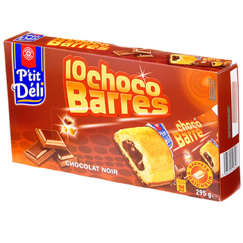 Biscuits P'tit Deli Choco Barre Chocolat noir x10 295g