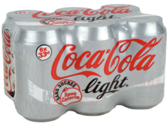 Soda au cola sans calorie Coca-Cola Light