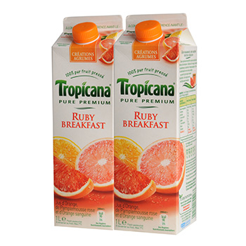 Tropicana Pure Premium Ruby breakfast 2x1l 