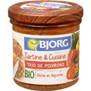 Bjorg Tartine & Cuisine trio de poivrons BIO le pot de 135 g