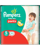 Culottes Pampers Baby Dry Pants Taille 5 12 à 18 kg