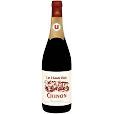 Vin rouge AOC Chinon Les Hauts Buis U, 75cl