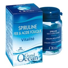 Spiruline, Fer et Acide folique - Grand Océan