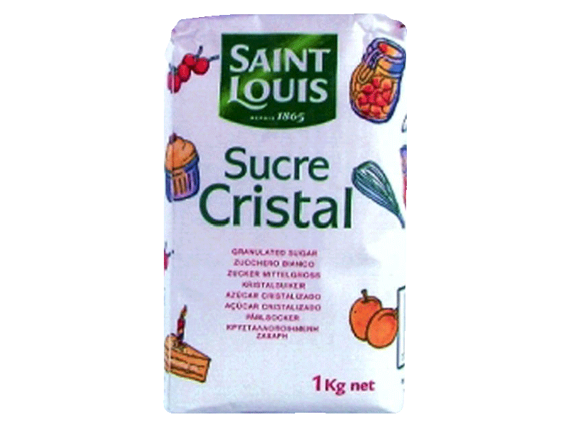 Sucre cristal ST LOUIS, 1kg