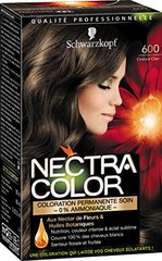Schwarzkopf, Nectra Color - Coloration châtain clair n°600, la boite de 165 ml
