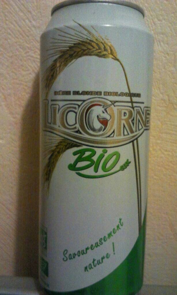 Bière Licorne issu de l'agriculture biologique Boîte 50cl
