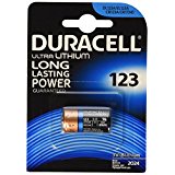 Duracell - Batterie Lithium spéciale appareils photo - 123 B1 Ultra/ Ultra lithium x1 (equivalent CR17345, EL123AP, CR123A, K123LA)