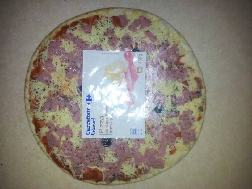 Pizza jambon fromage