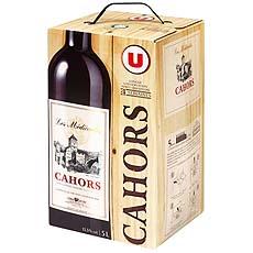 Vin rouge AOC Cahors Les Medievales U, 5l
