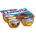 Danone Danette - Crème dessert chocolat saveur banane les 4 pots de 125 g