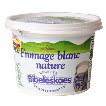 Fromage blanc Bibeleskaes ALSACE LAIT, 8%MG, 1kg