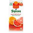 Pur jus d'orange, orange sanguine et pamplemousse ruby breakfastTROPICANA, 1,5l