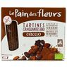 Tartines craquantes Bio au Cacao