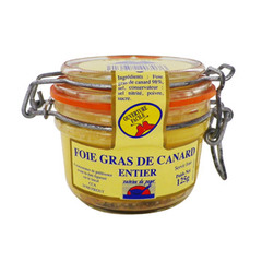 Bories foie gras de canard entier 125g