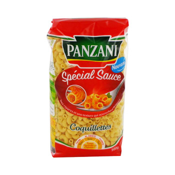Coquillettes special sauce PANZANI, paquet de 500g