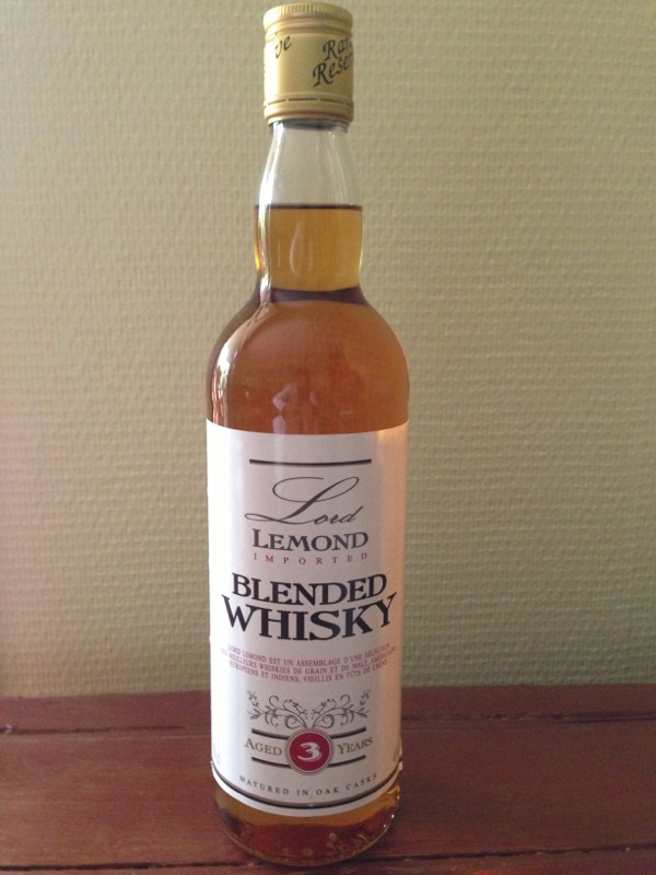 Blended Whisky, Lord Lemond 3 ans d'âge, 40% vol. 70cl