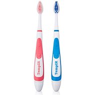 Brosse à dents électrique Brosse à dents à piles 2-temps avec quatre têtes de brosse de remplacement gratuit -...